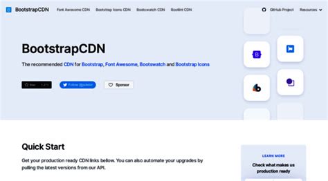 bootstrap cdn by stackpath.